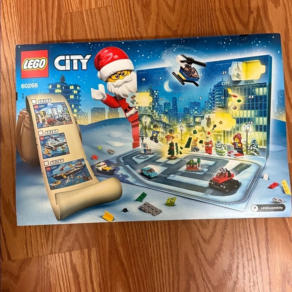 Lego city advent calendar number 60268 342 pieces NWT IN BOX